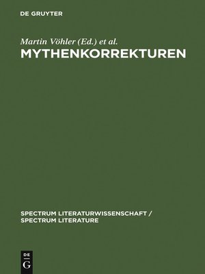 cover image of Mythenkorrekturen